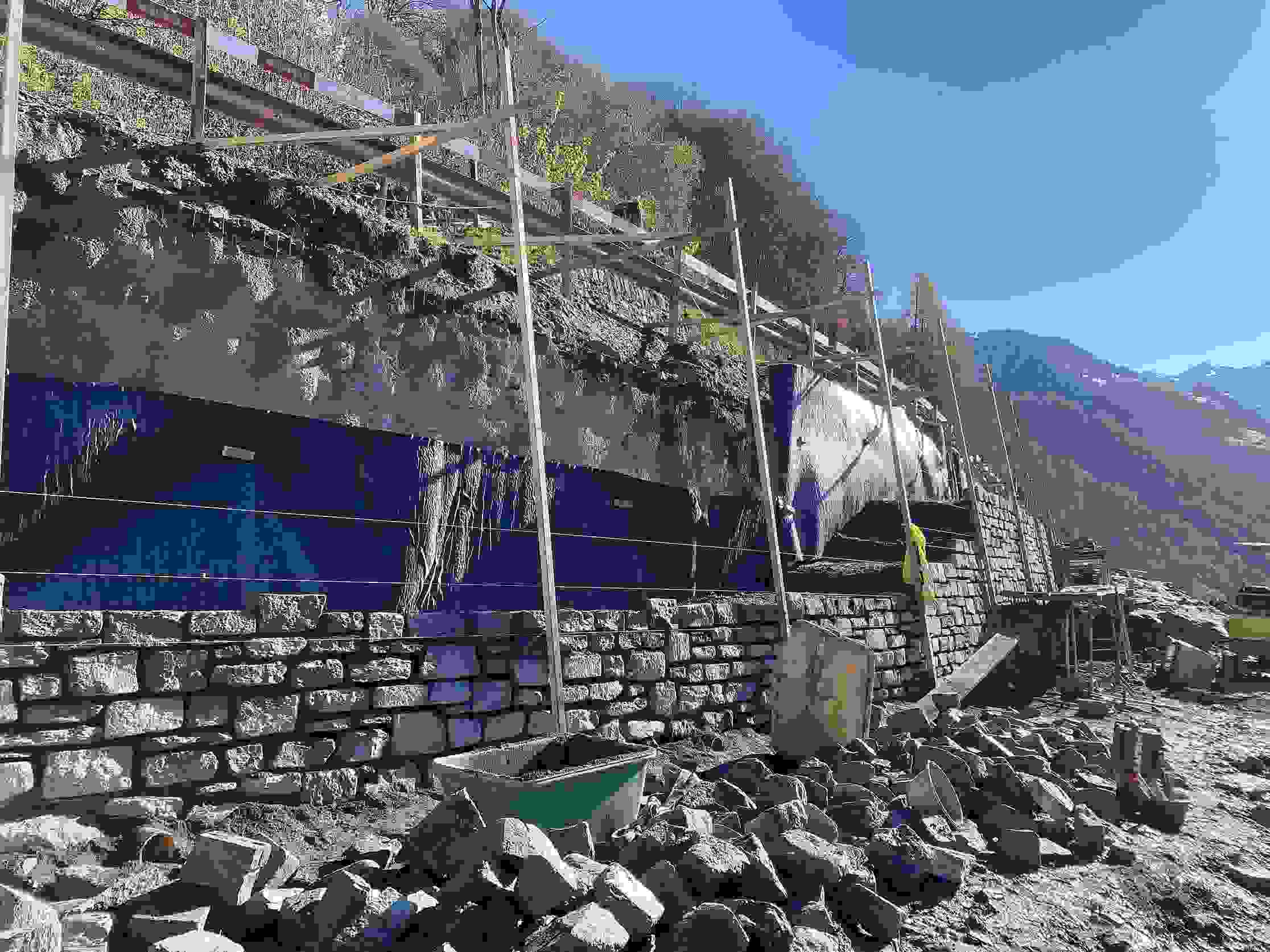 Strada di Stels a Schiers – Drenaggio efficiente per garantire la stabilità dell’opera