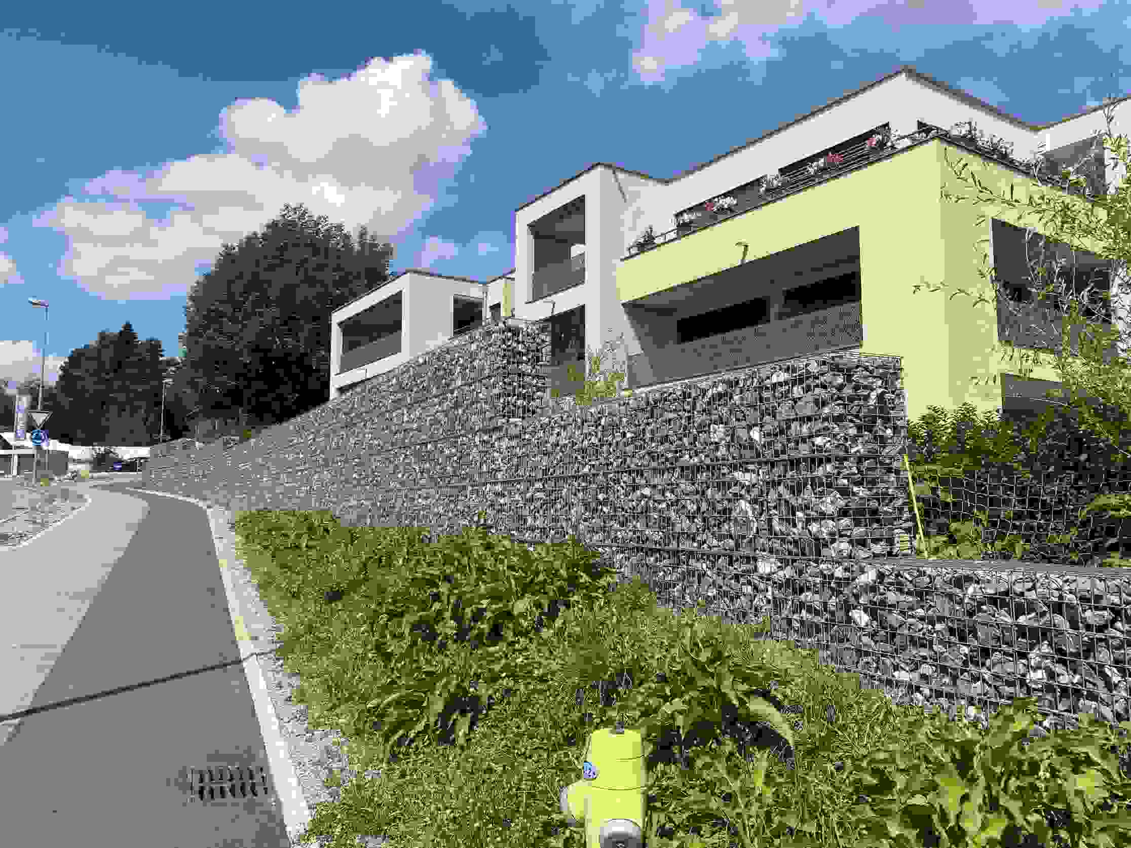 Construction d'un immeuble d'habitation Wilhofstrasse Russikon – Paroi antibruit