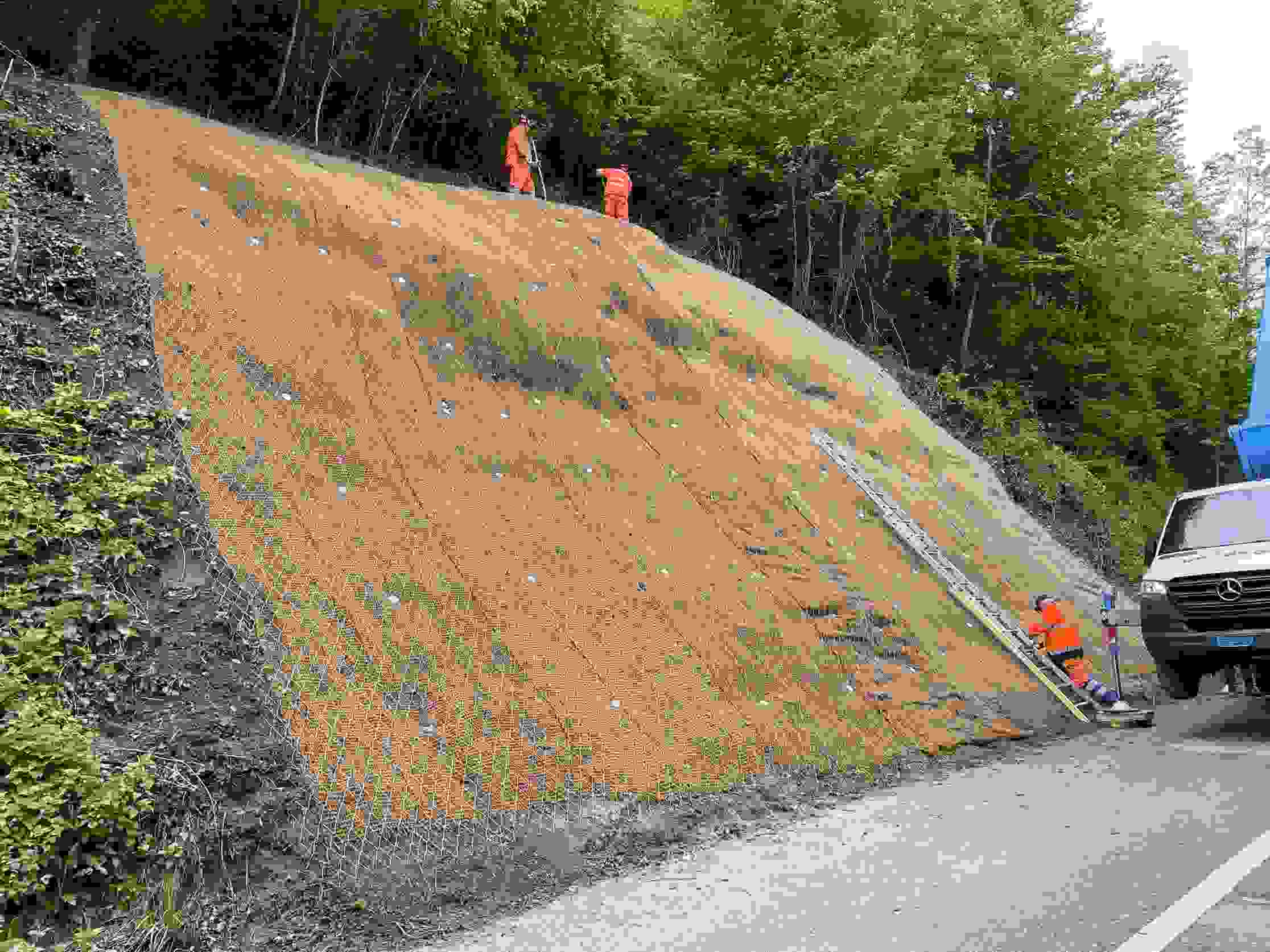 Route du Balmberg Günsberg - nouvelle protection contre l'érosion et les chutes de pierres