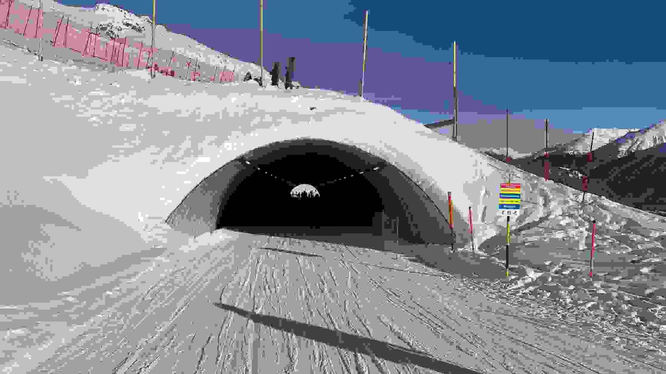 Skitunnel Lrchenweg St. Moritz_9