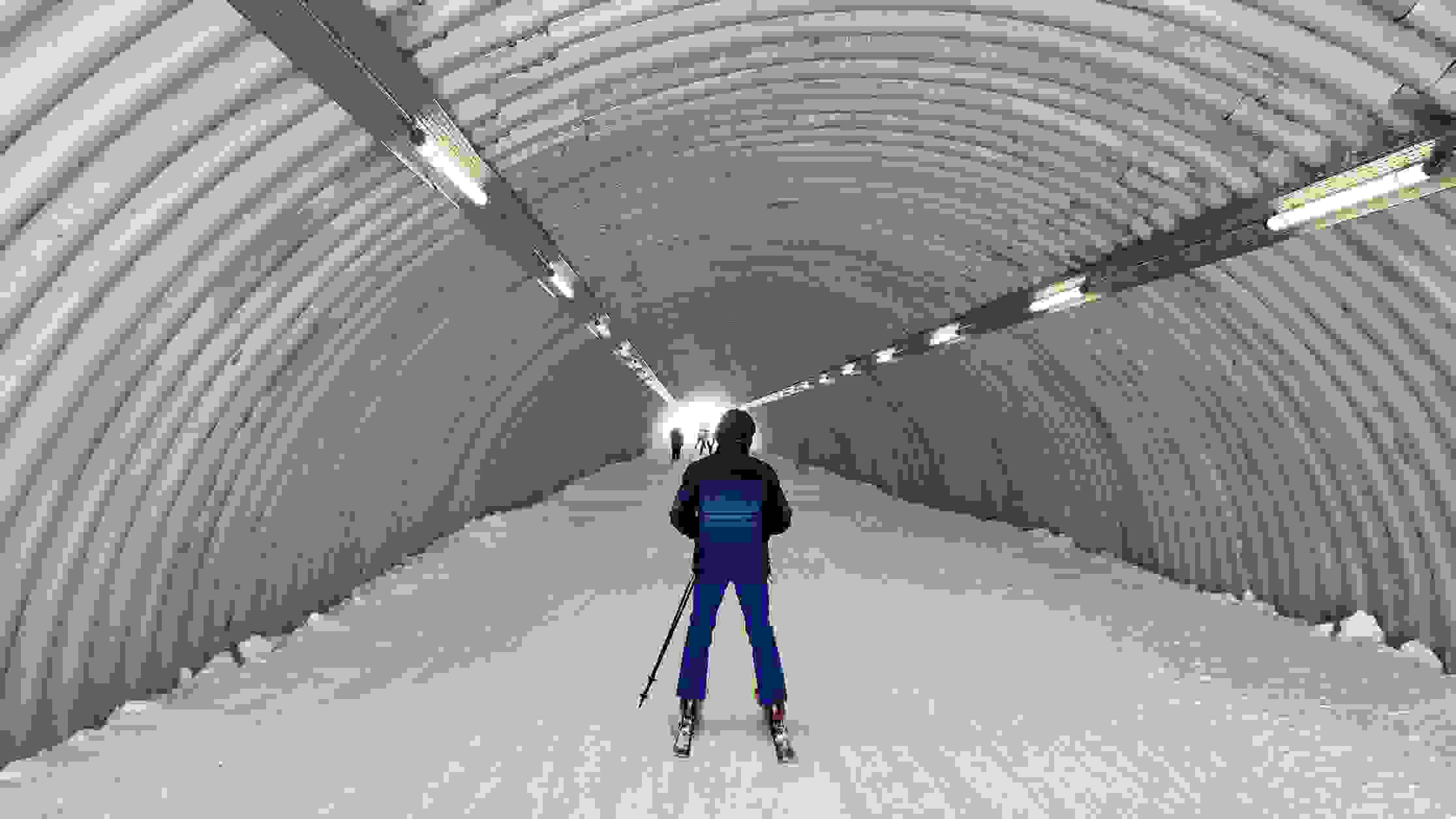 Tunnel de ski Lärchenweg St. Moritz