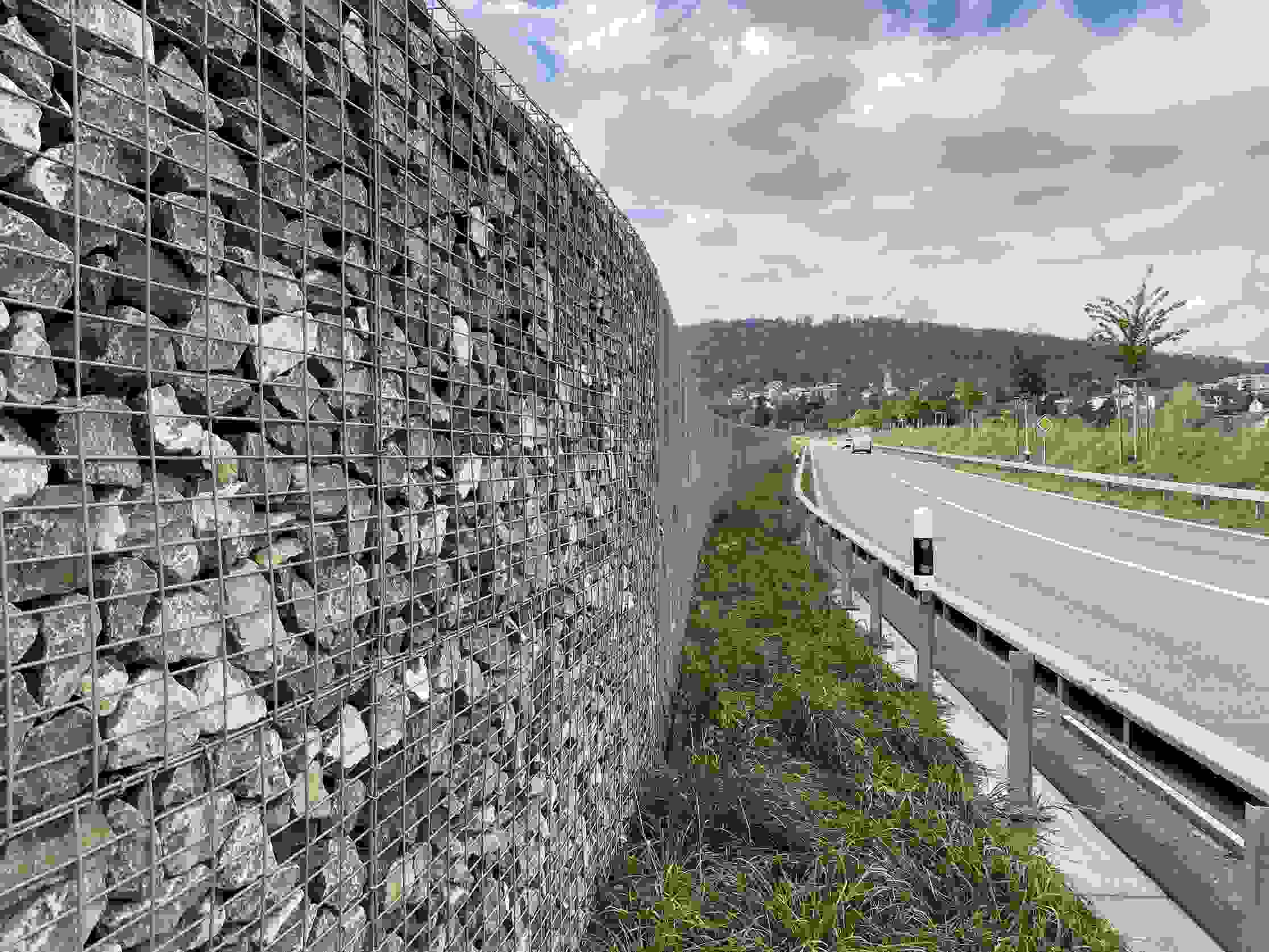 Contournement de Mellingen, mur antibruit