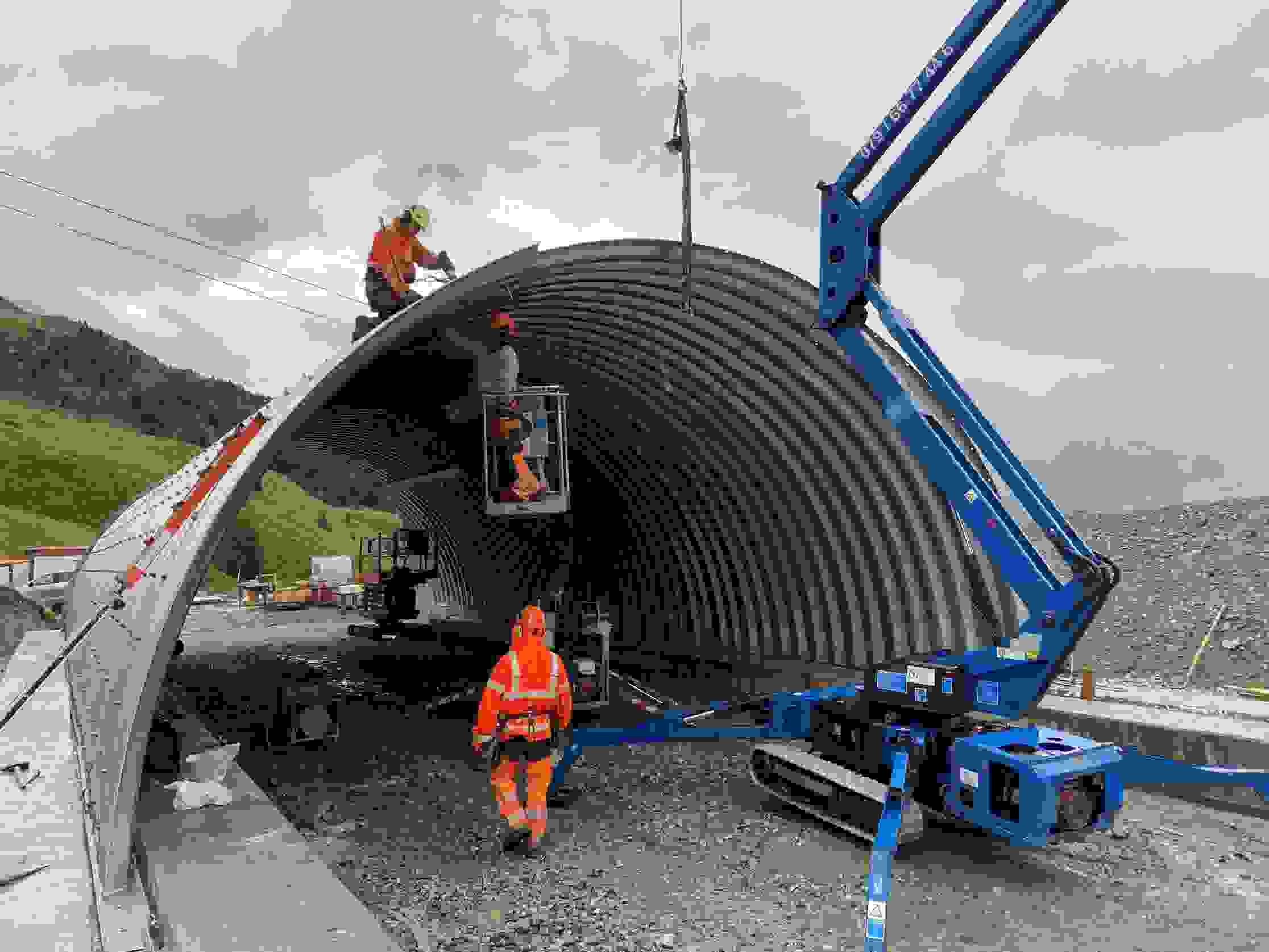 Tunnel de ski Lärchenweg St. Moritz