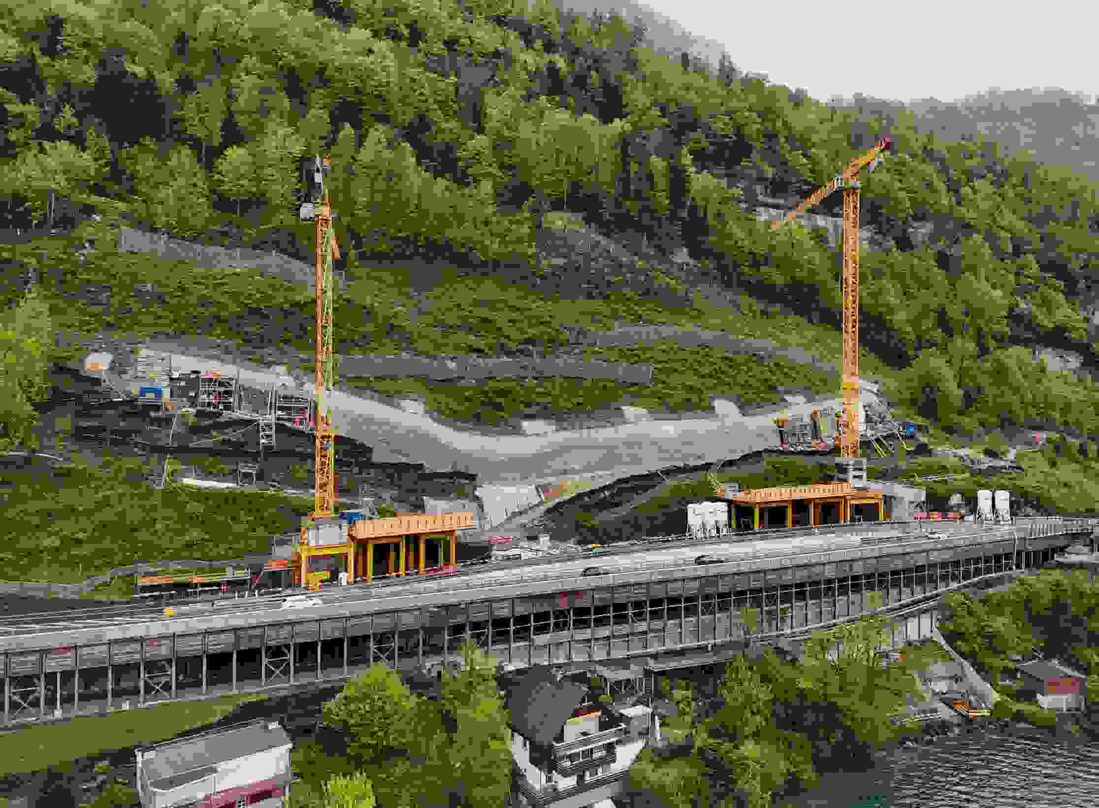 Axenstrasse - Effiziente Entwässerung an Hanglage