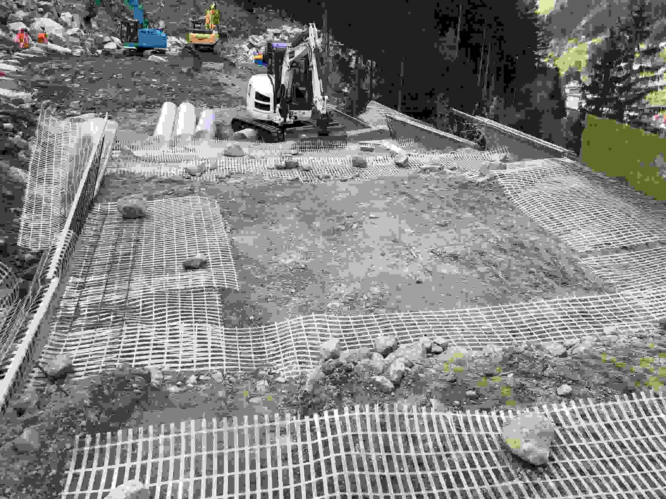 A2 Amsteg-Göschenen - Barrages de protection contre les chutes de pierres