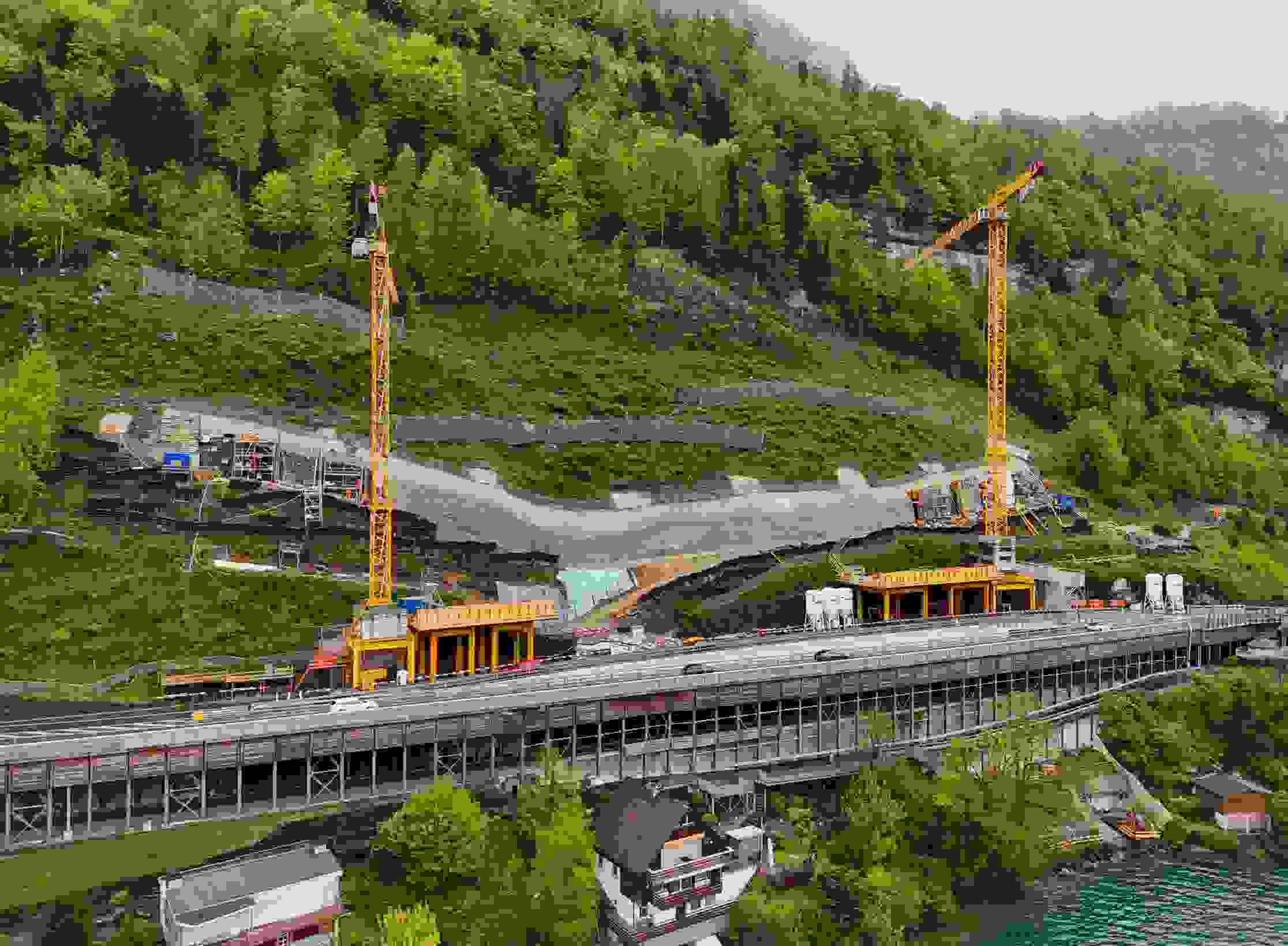 Axenstrasse – Drenaggio efficiente su terreno in pendenza