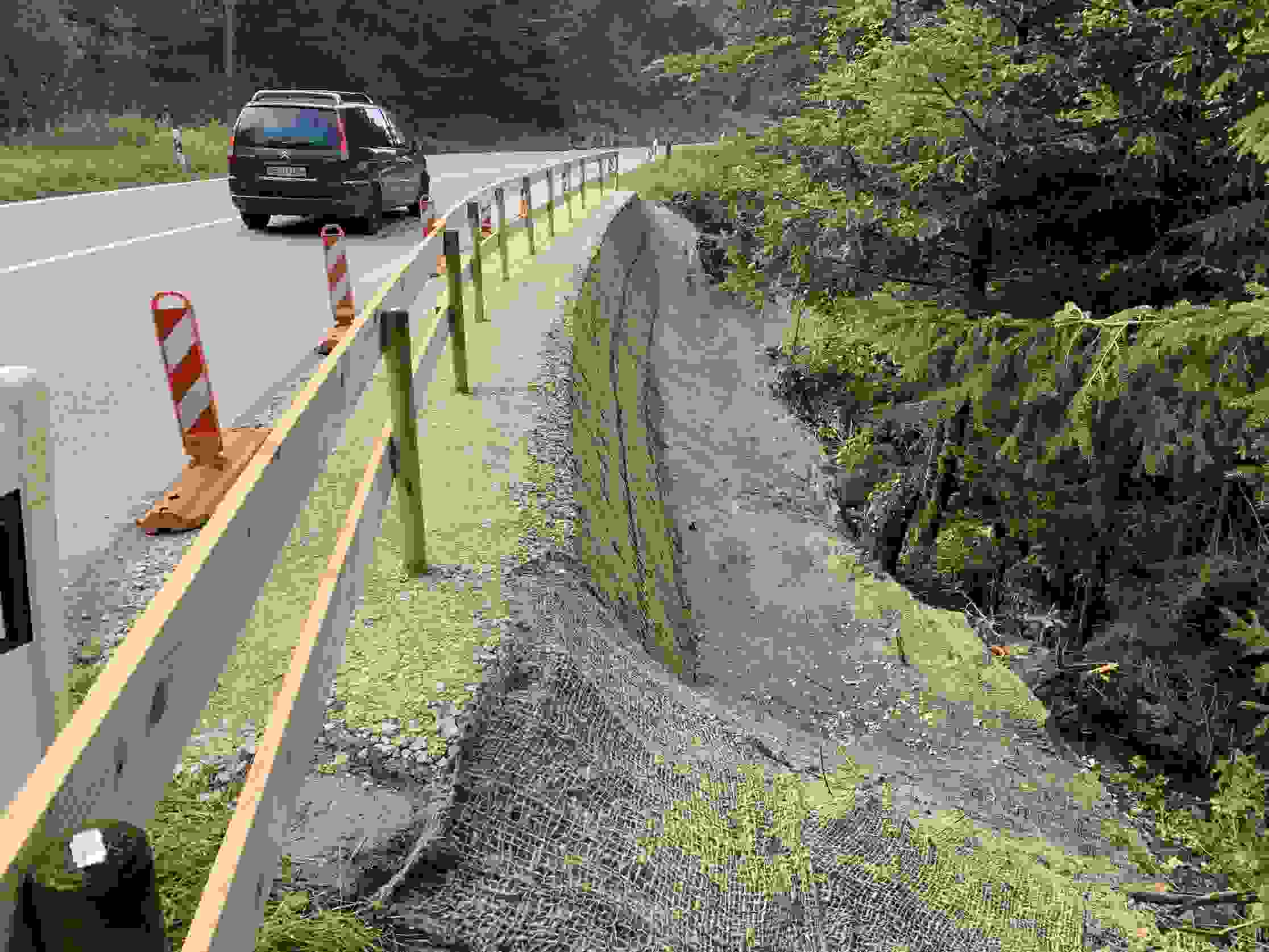 Route cantonale Schnottwil - Assainissement après un glissement de terrain
