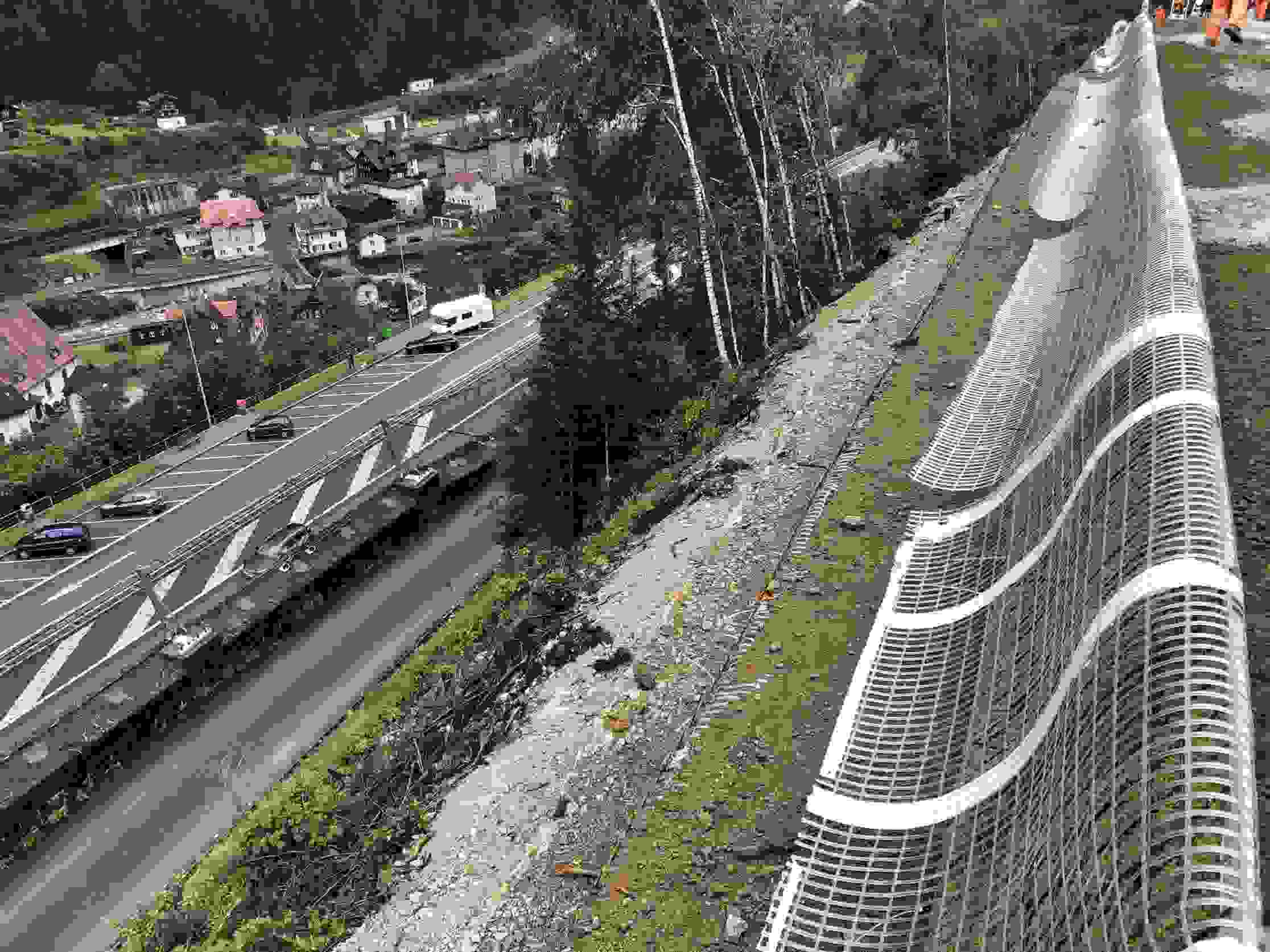 A2 Amsteg-Göschenen - Barrages de protection contre les chutes de pierres