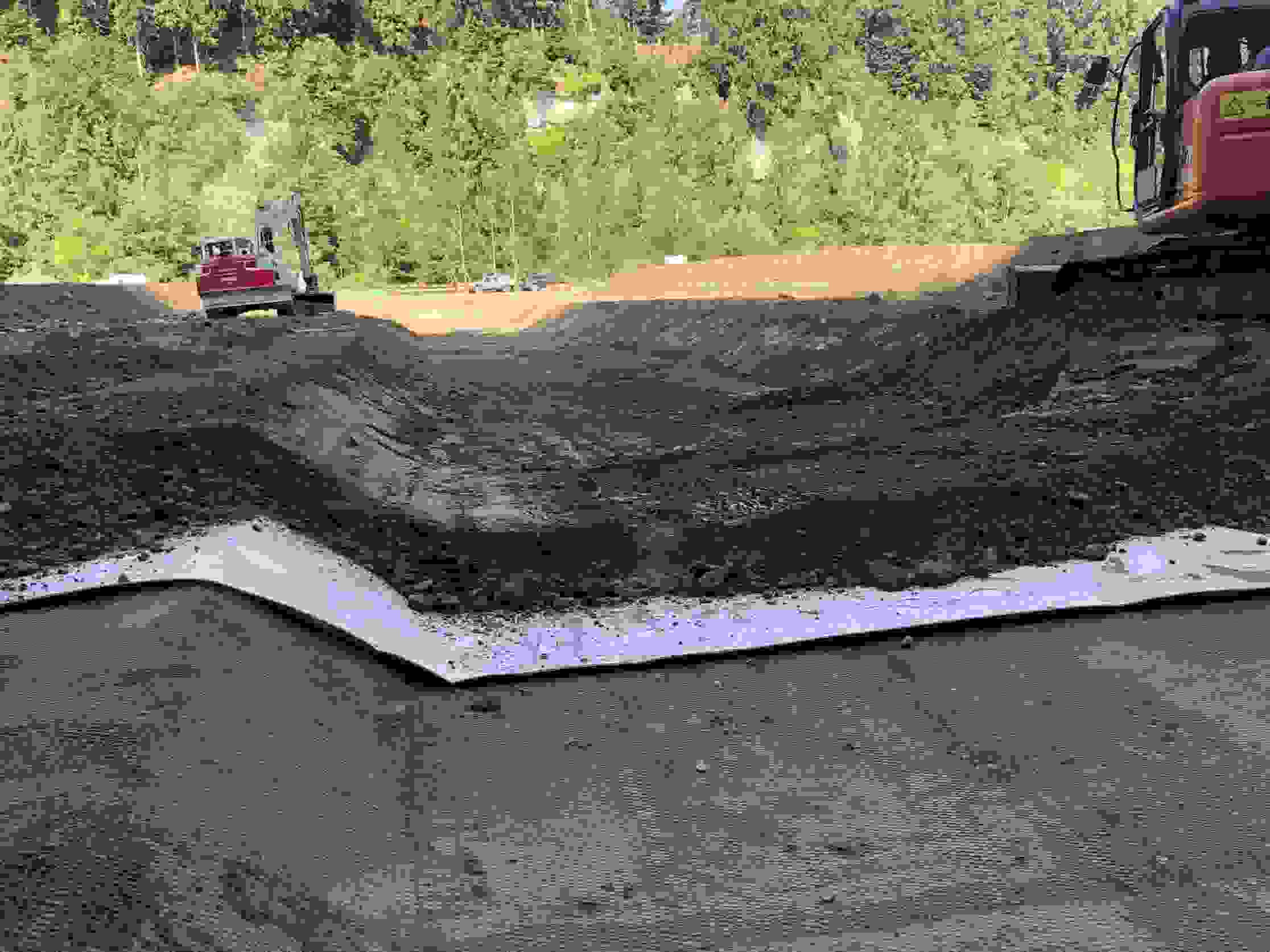 Renaturation du Buebebach Köniz - Etanchéité du nouveau cours d'eau