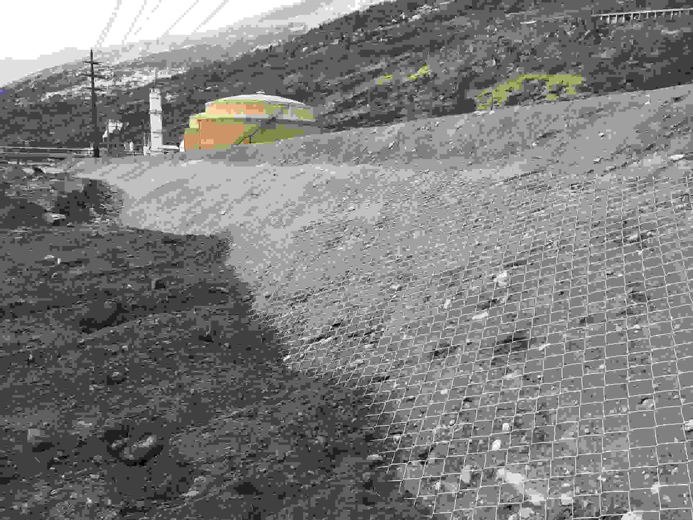 Correction du Rhône à Viège - Protection de la digue contre les castors