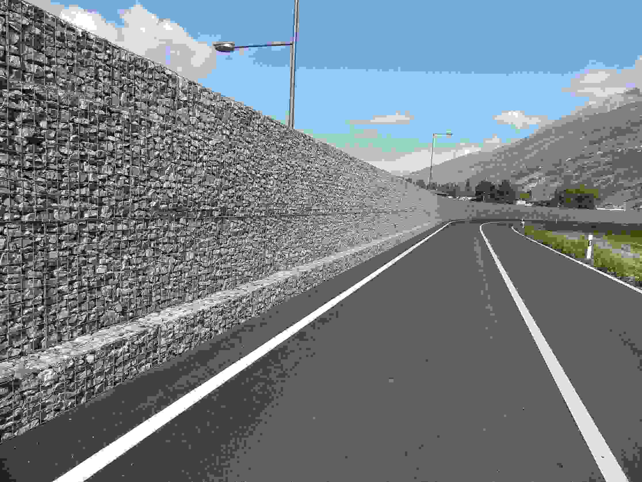A9 Autobahnzubringer Visp - Lärmschutzwand