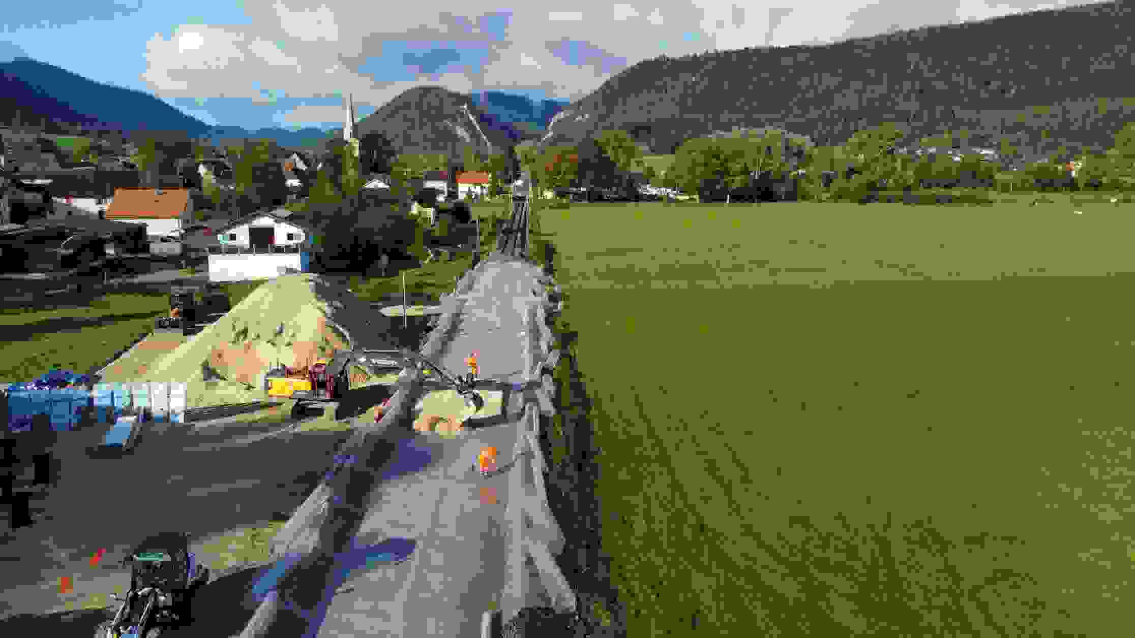Aérodrome de Beromünster - réfection de la piste