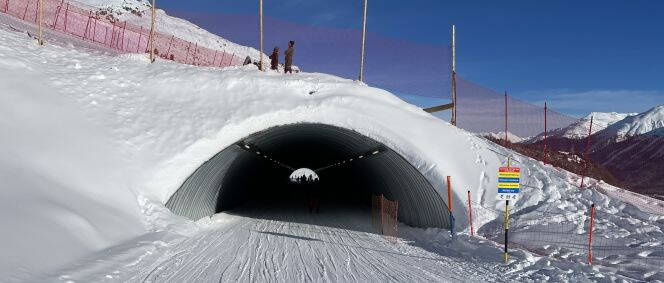 Skitunnel Lärchenweg St. Moritz