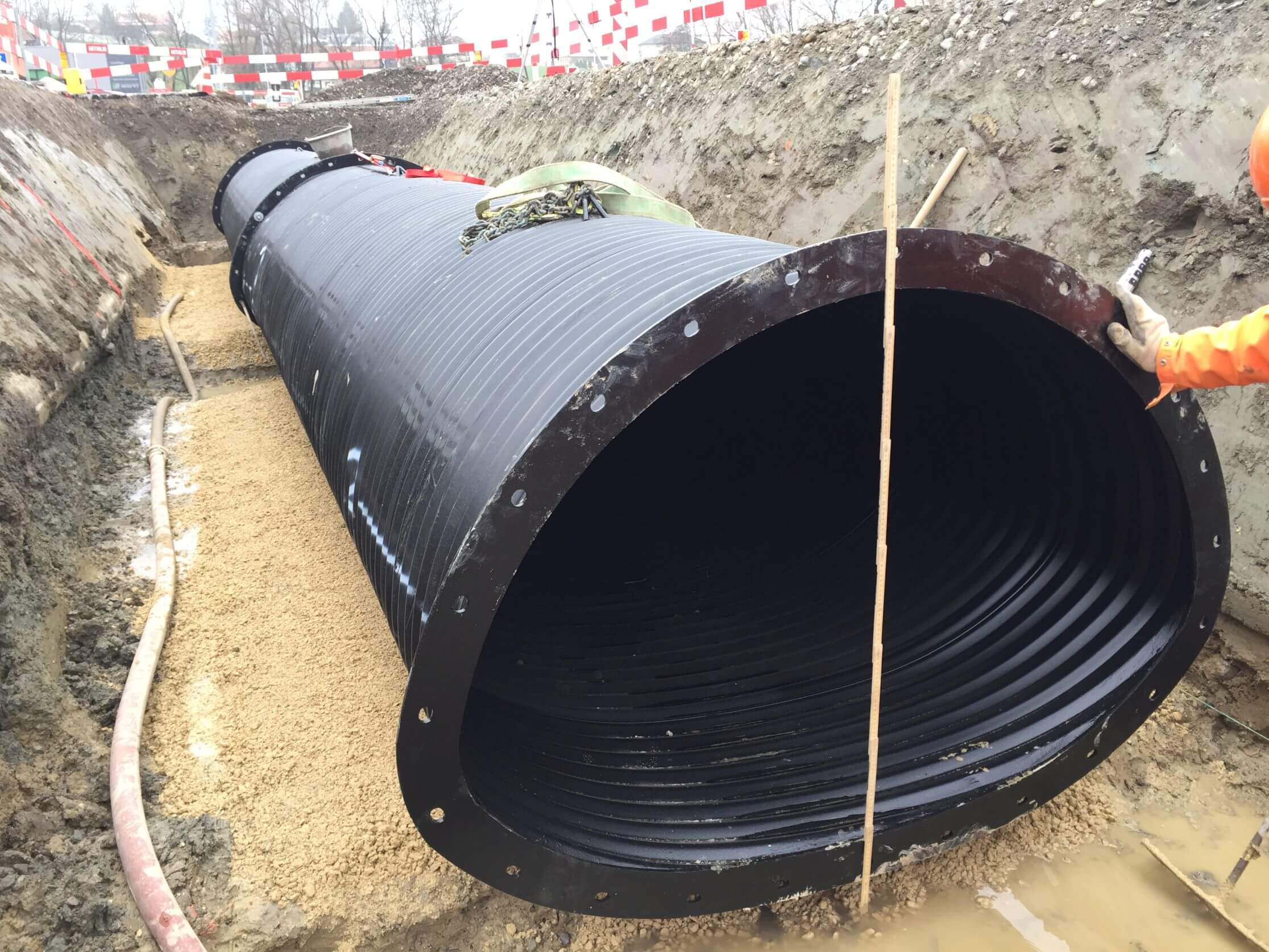 Kantonsstrasse Vuisternes-devant-Romont - Retentionstank Kantonsstrasse Vuisternes-devant-Romont - Retentionstank