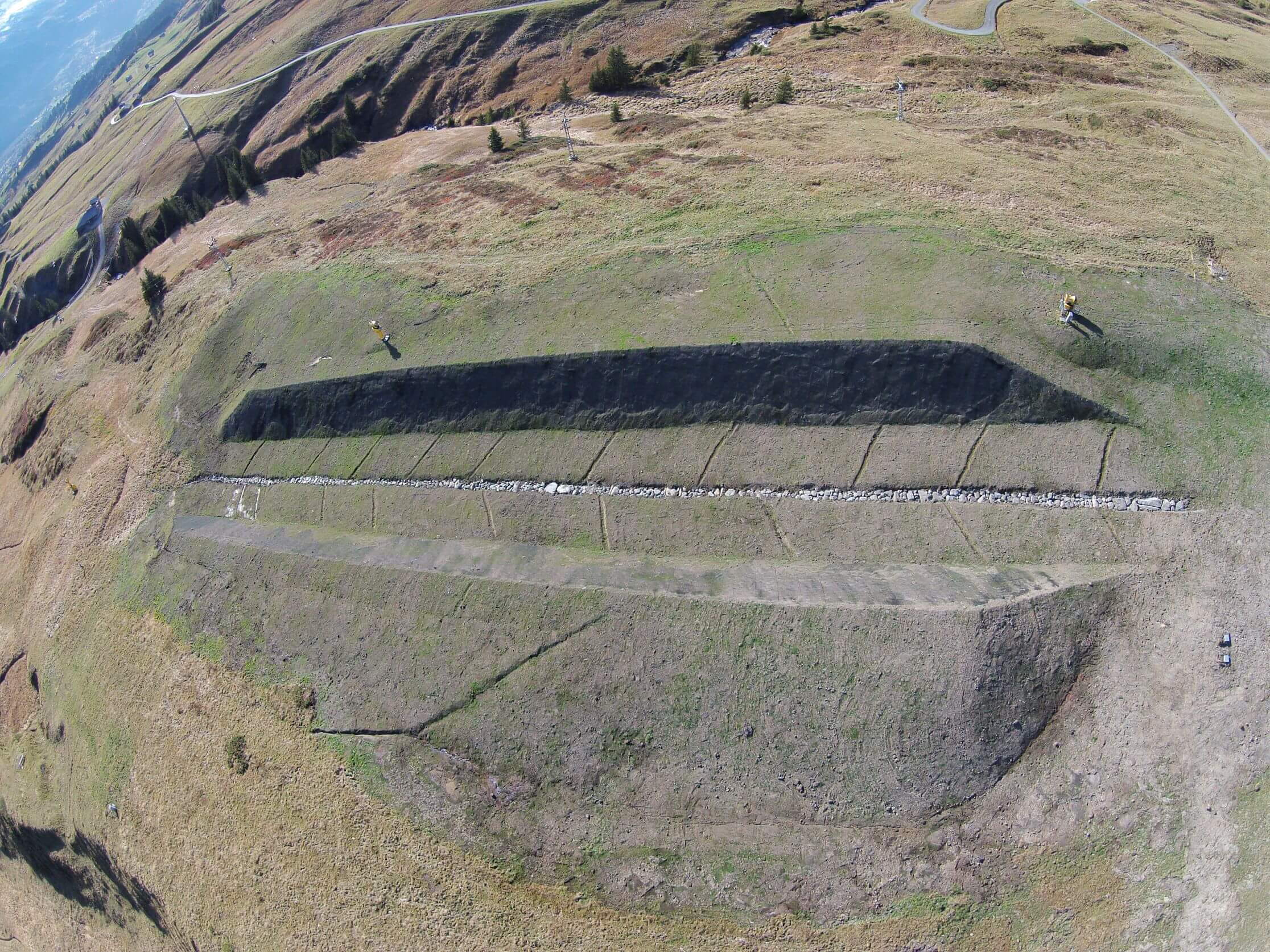 Halfpipe Bärgelegg Grindelwald - Geländermodellierung Halfpipe Bärgelegg Grindelwald - Geländermodellierung
