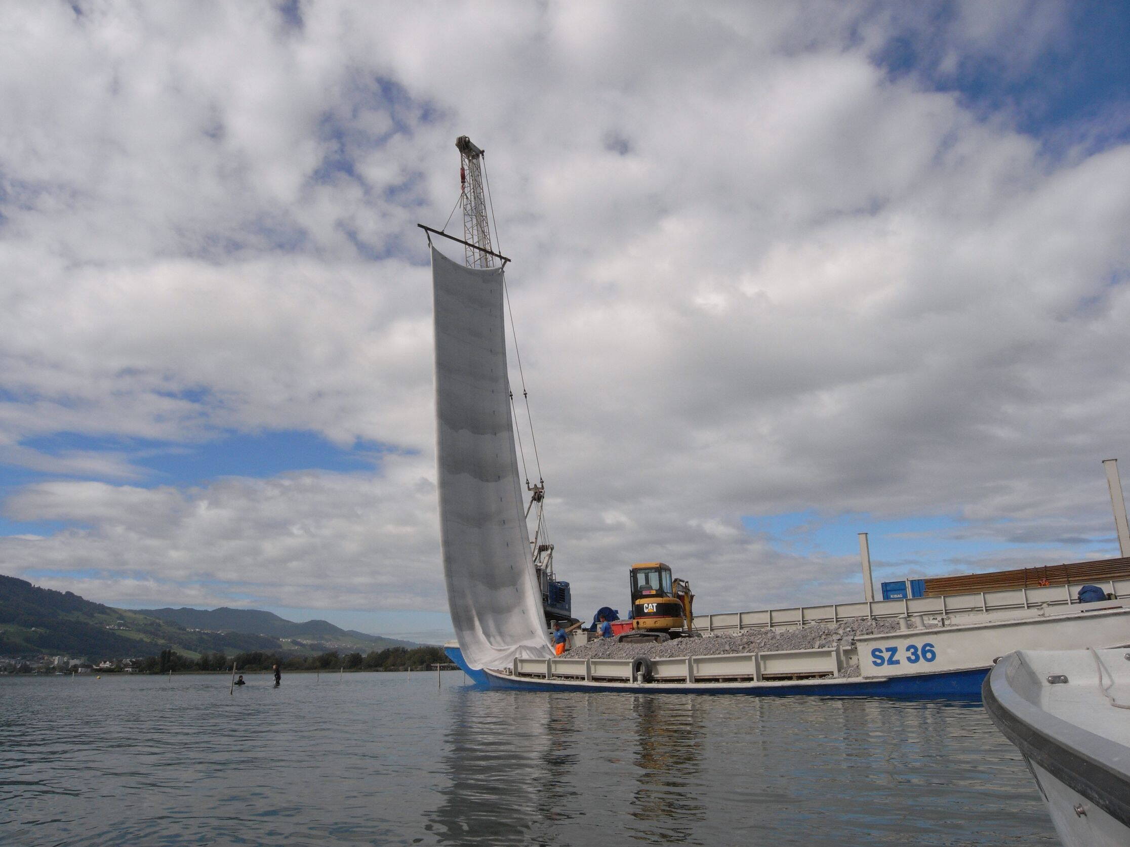 Pfahlbauten Rapperswil - Sicherung der Pfahlbauten