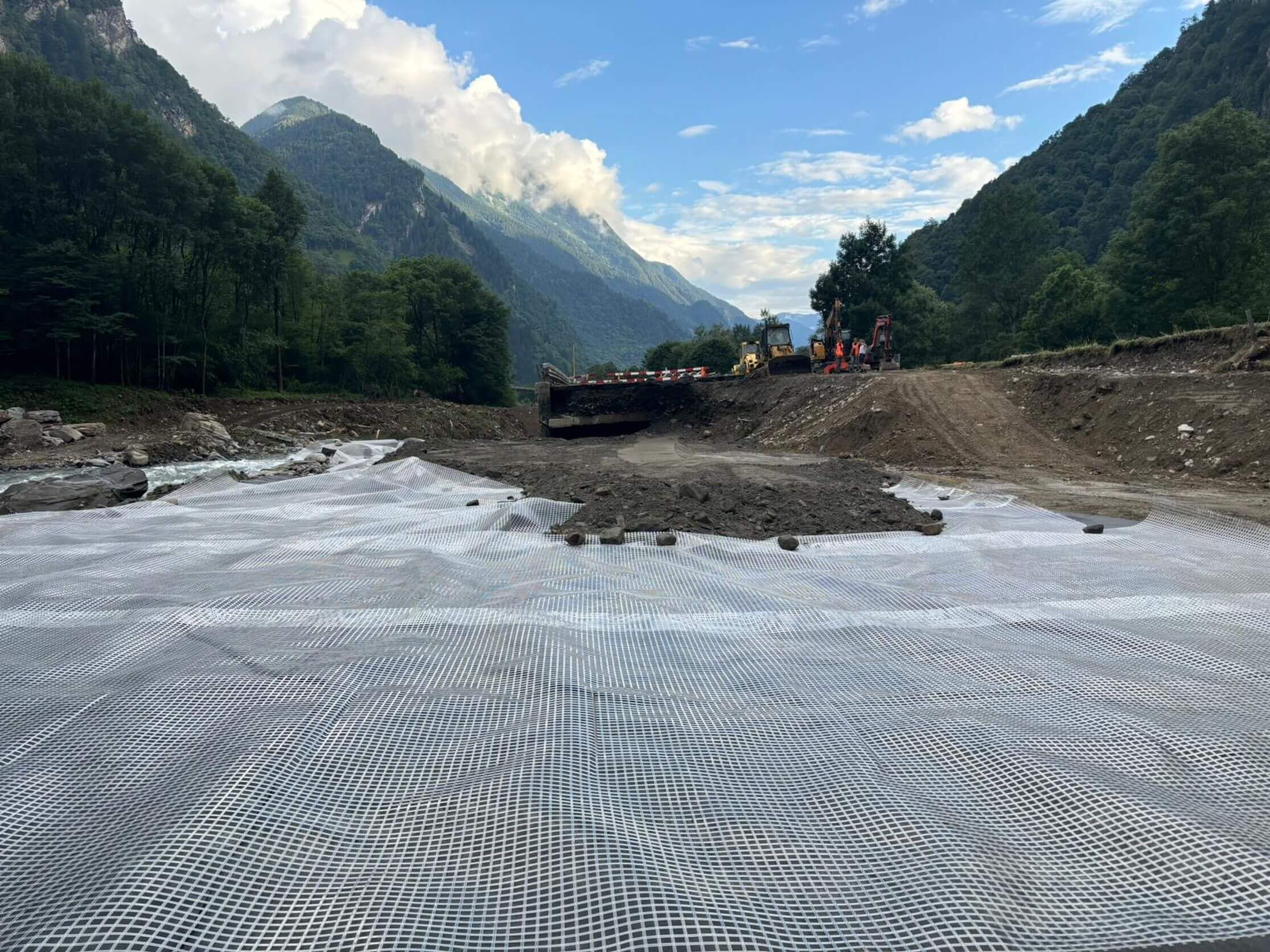 A13 Soazza Lostallo - Wiederaufbau nach Unwetter