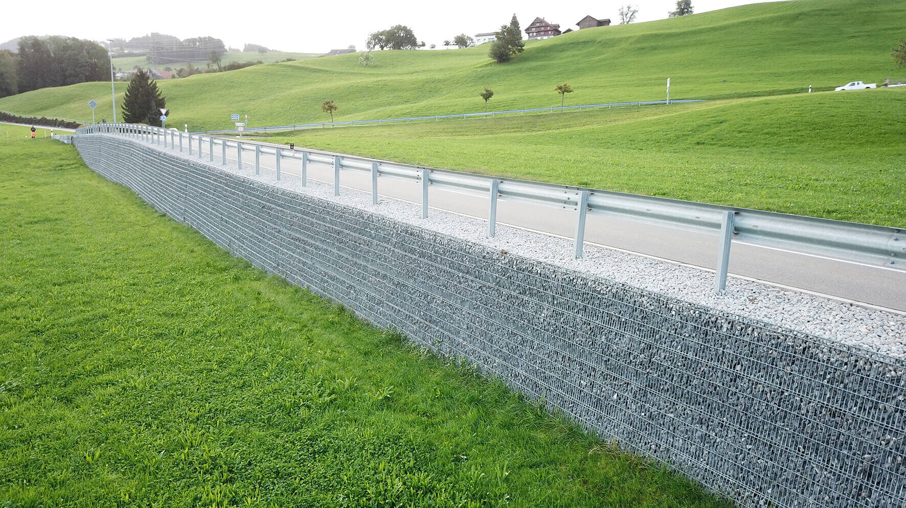 Stützsystem mit Trockensteinfront SYTEC TerraStone Plus