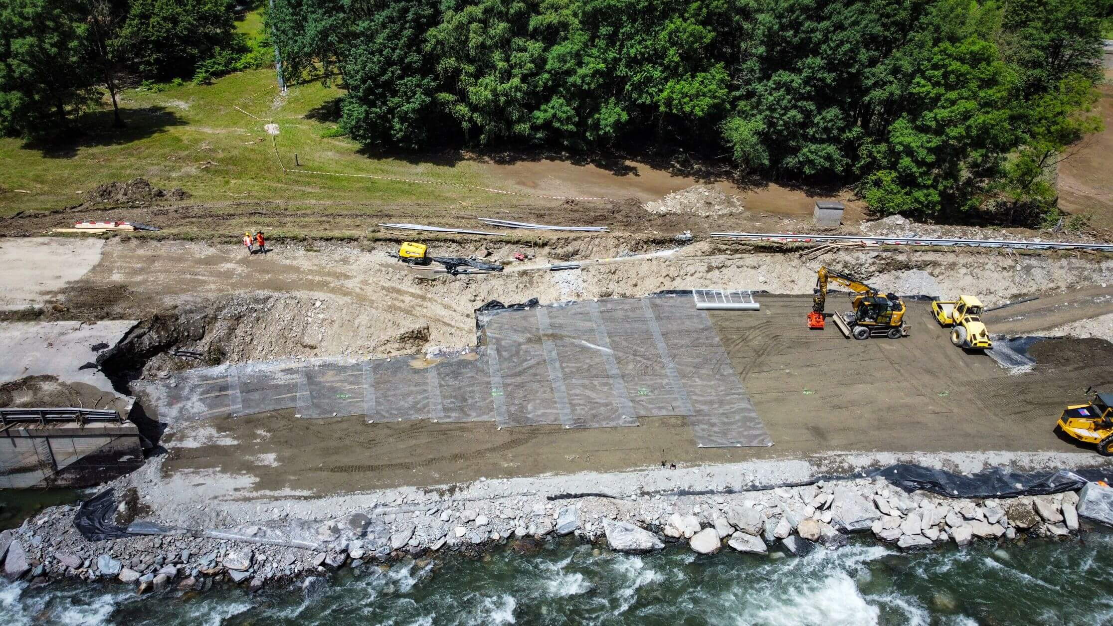 A13 Soazza Lostallo - Wiederaufbau nach Unwetter
