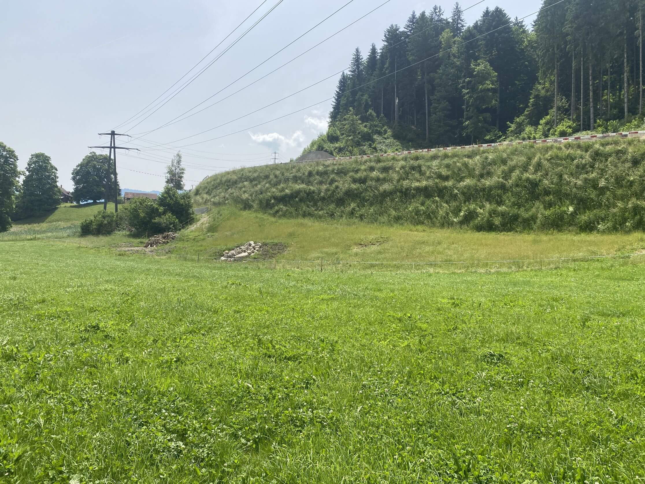 Umfahrung Wattwil - Talseitige Stützmauer Umfahrung Wattwil - Talseitige Stützmauer