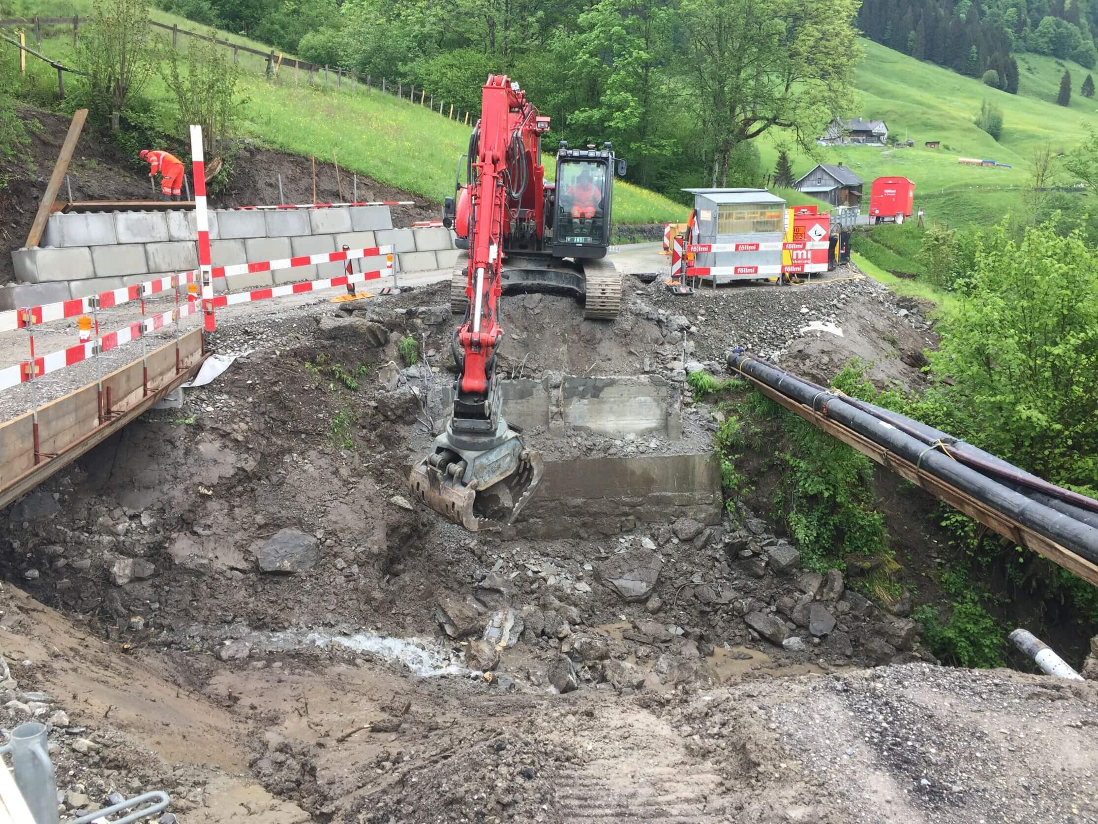 Beckibach Innerthal - Brückensanierung