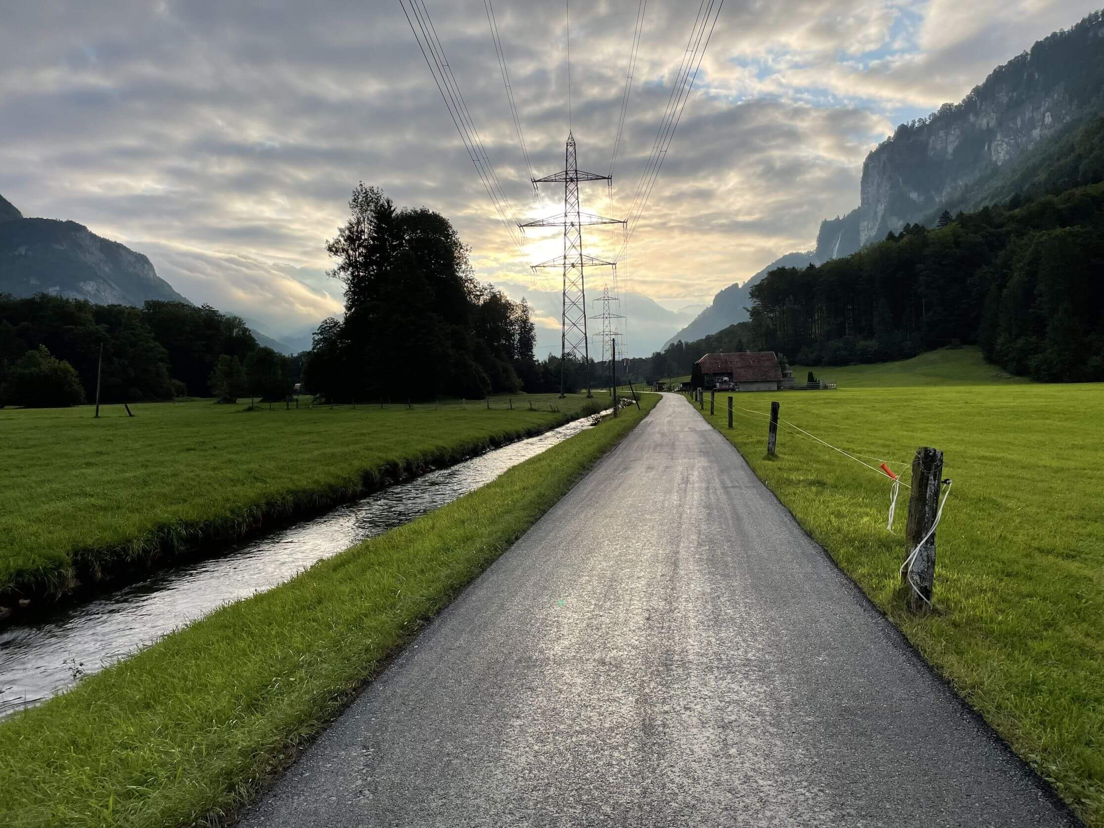 Aareboden Brienz - Assainissement d’une route ayant évolué
