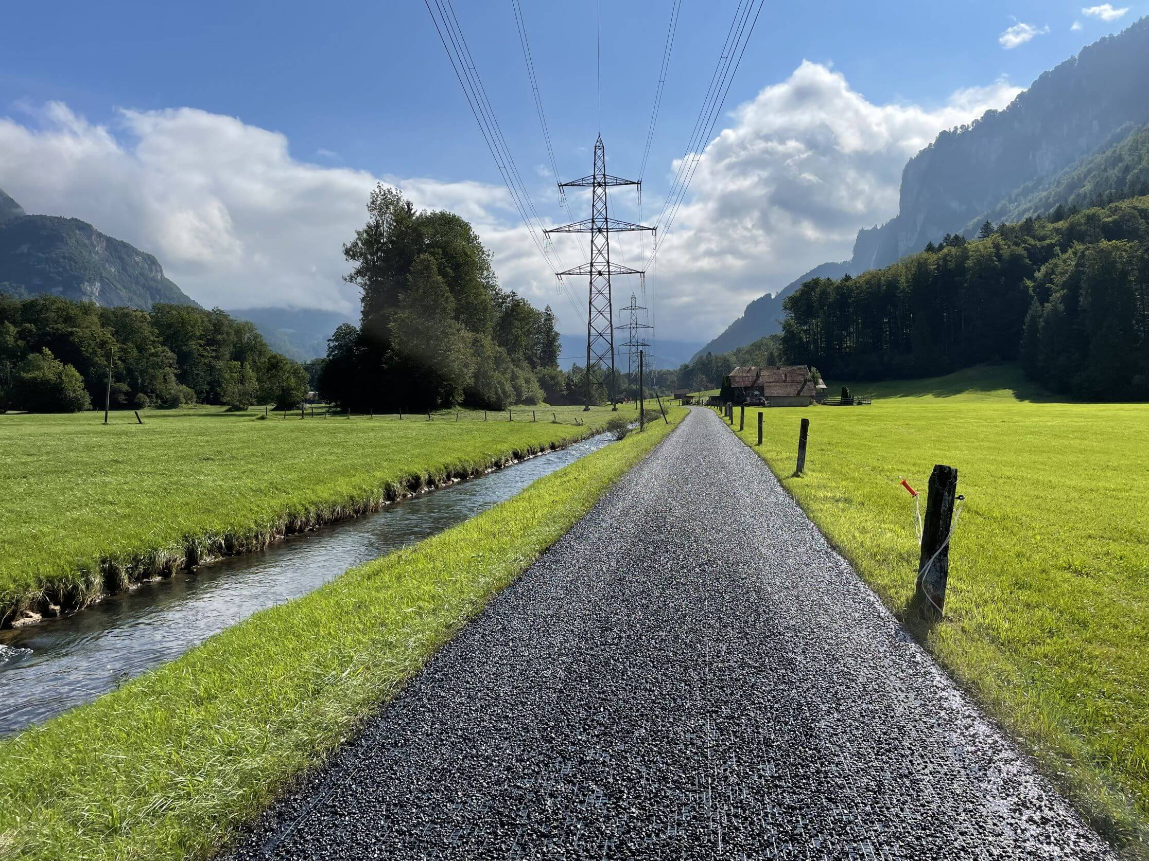 Aareboden Brienz - Assainissement d’une route ayant évolué