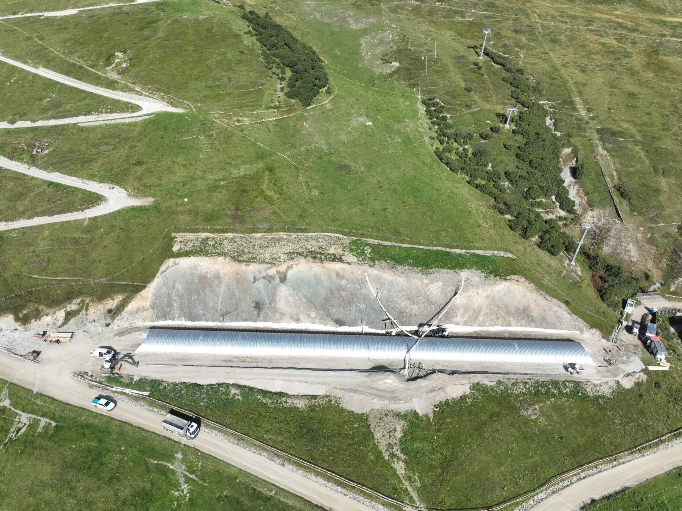 Skitunnel Lärchenweg St. Moritz