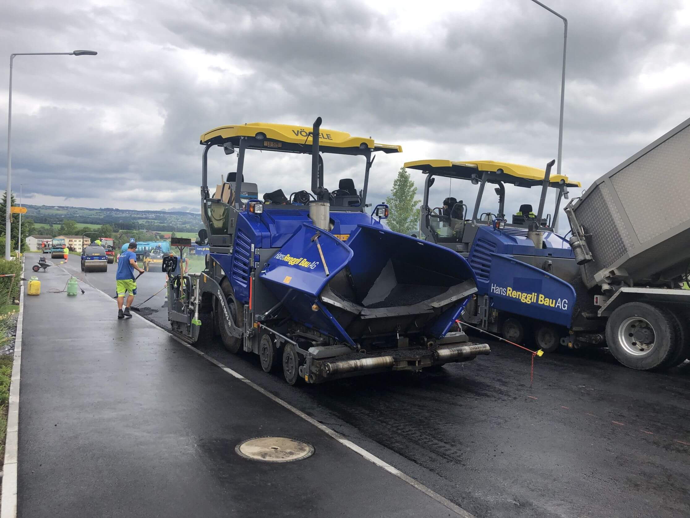 Orstverbidnungsstrasse Neuenkirch - neue Wege in der Belagssanierung