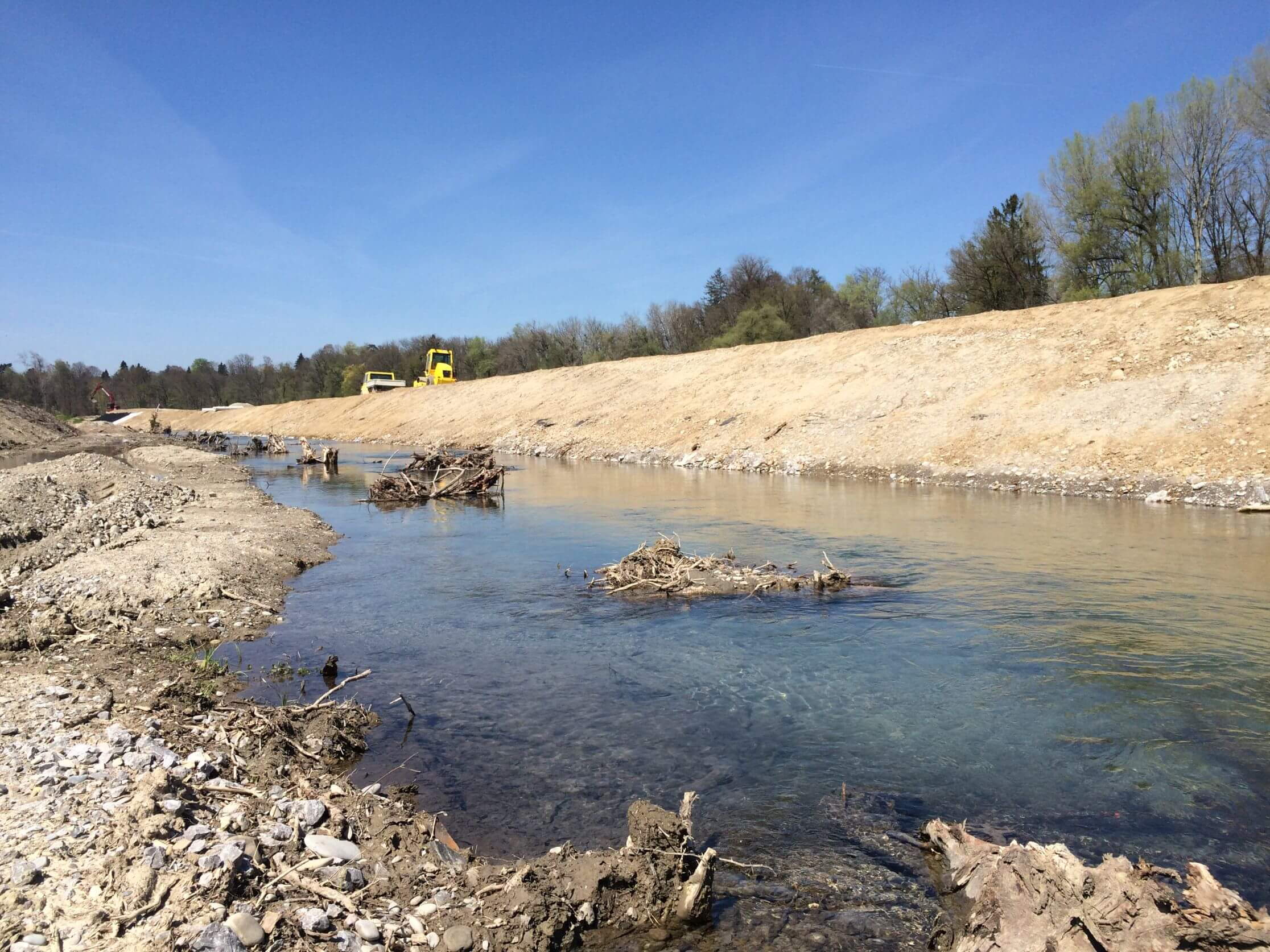 Aare Belp-Bern - Hochwasserschutz Flughafen Bern-Belp Aare Belp-Bern - Hochwasserschutz Flughafen Bern-Belp