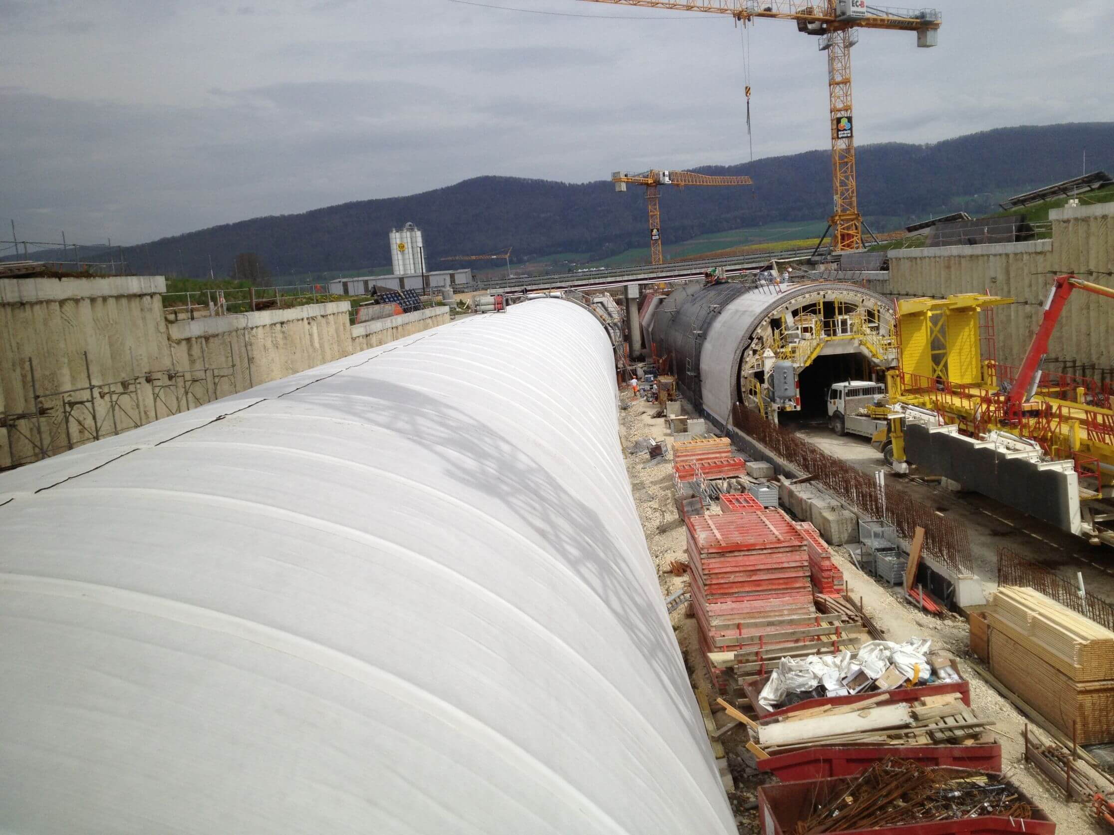 A16 Tunnel de Choindez - Schützen und Drainieren