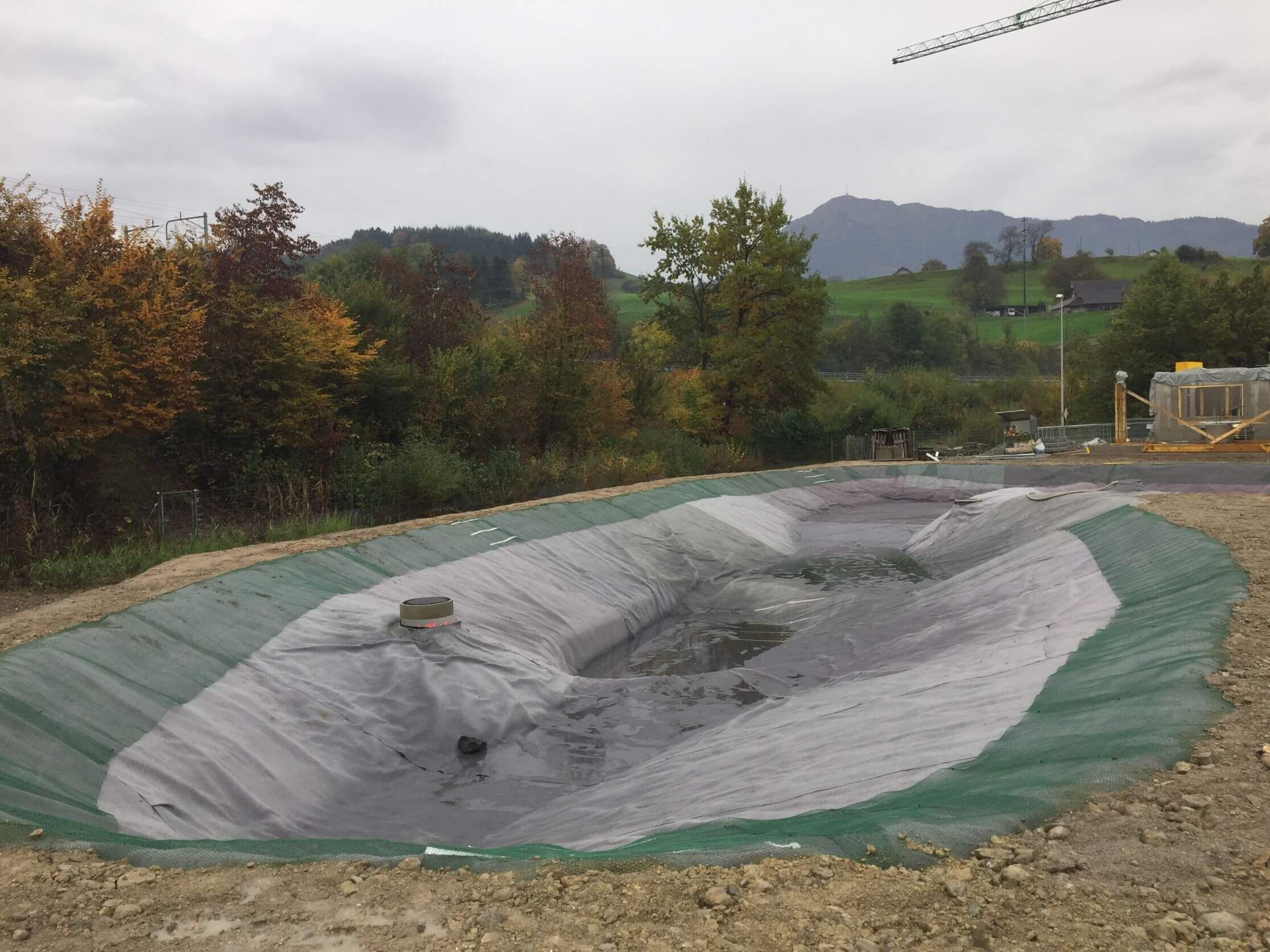Naturpark Fänn Küssnacht - Nagetierschutz für Teichfolie